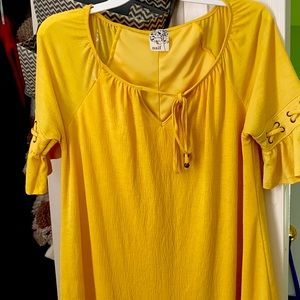 Naïf Yellow Hipster Dress